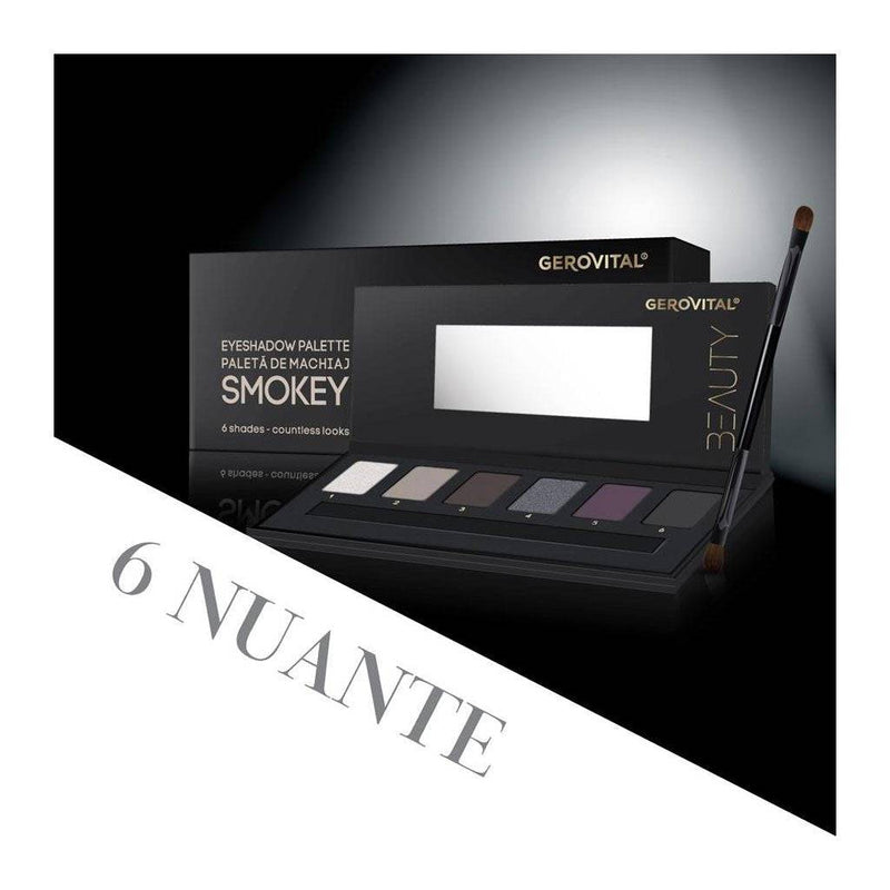 Paleta fard de pleoape SMOKEY - Gerovital Beauty, Farmec - Delumani - Magazin Romanesc 